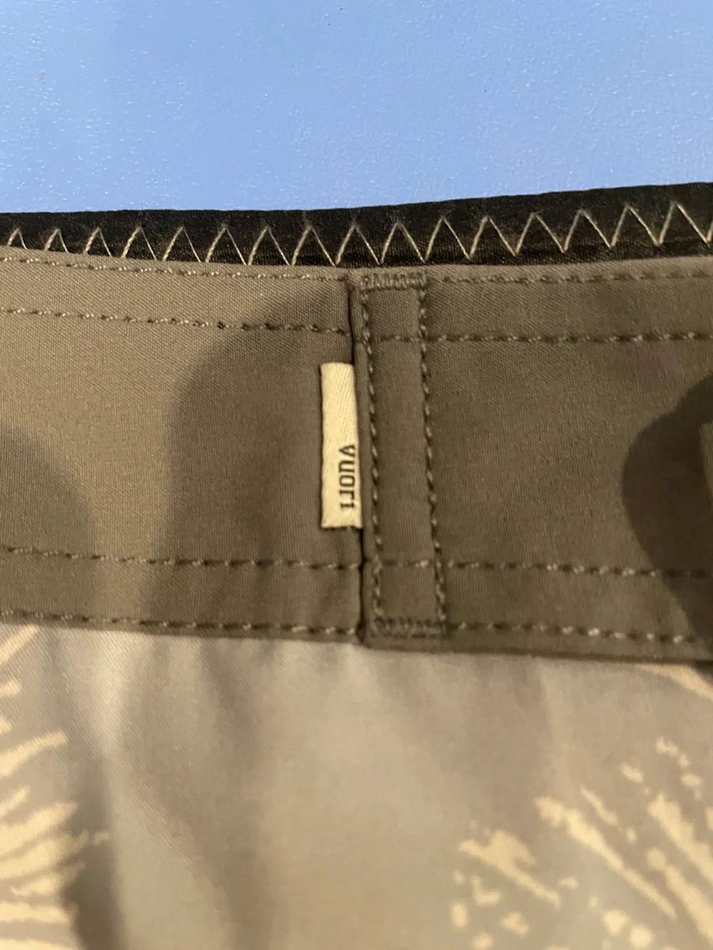 Vuori Grey Floral Unlined Boardshorts